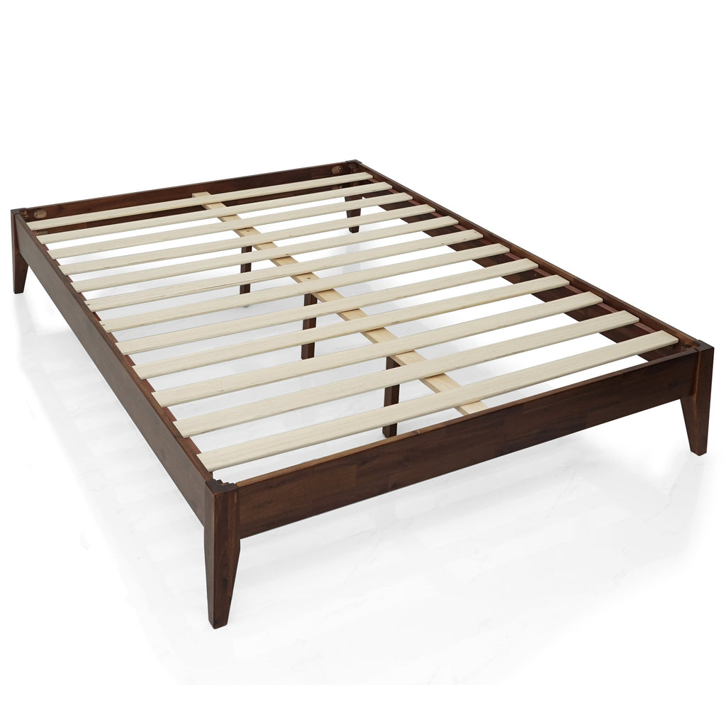 Acacia Mervyn Solid Wood Platform Bed for Timeless Comfort and Style