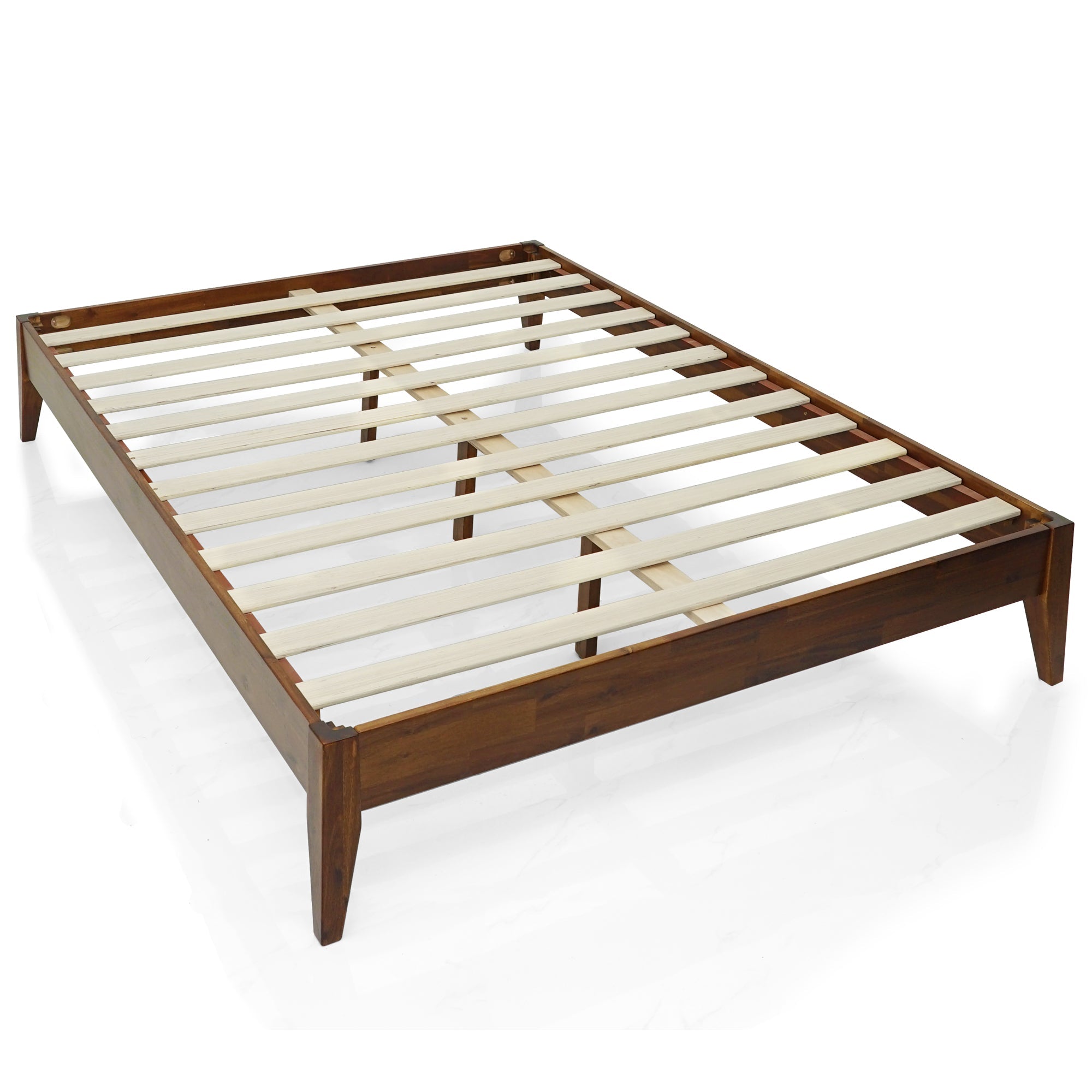 Acacia Mervyn Solid Wood Platform Bed for Timeless Comfort and Style