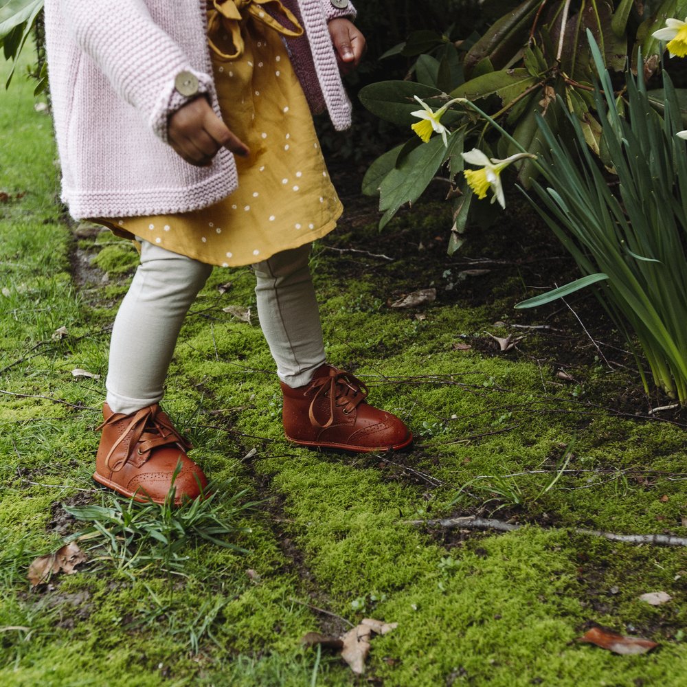 Waterproof Ankle Boots for Kids | Chestnut Color