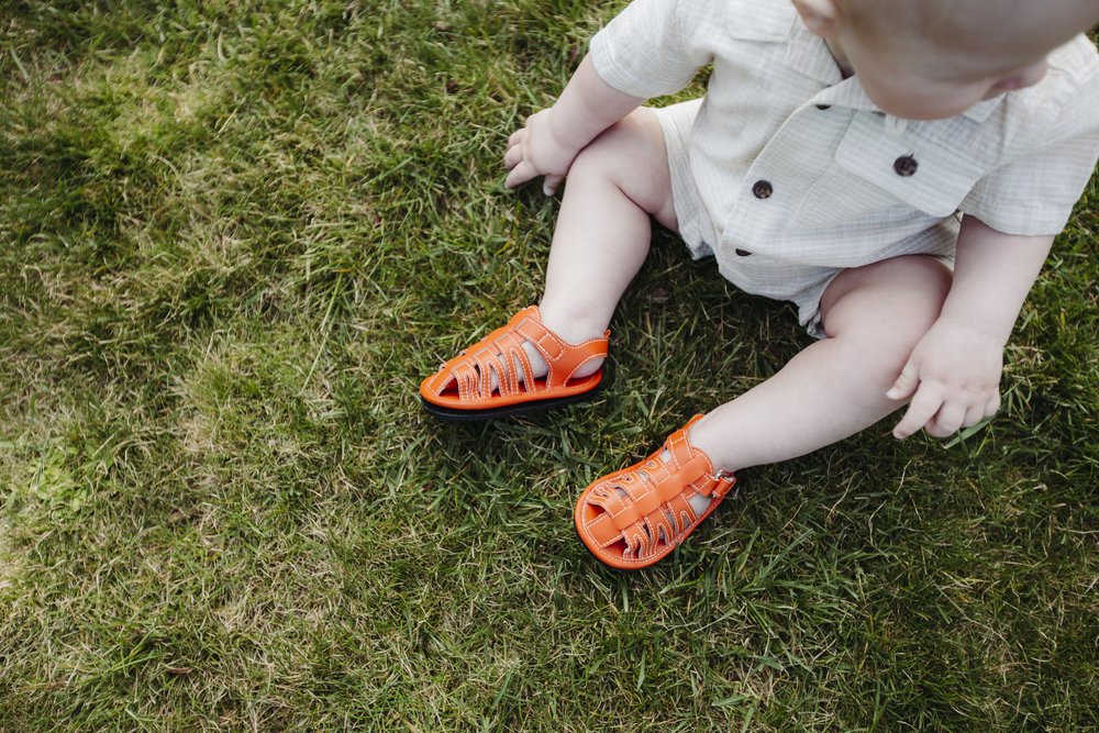 Ozznek Kids’ Closed-Toe Sandal - Flexible Sole | Vintage