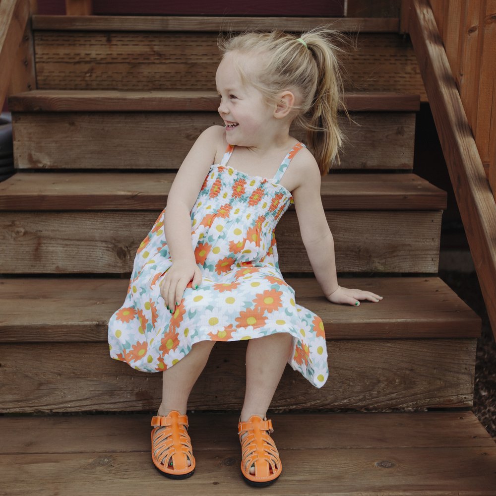 Ozznek Kids’ Closed-Toe Sandal - Flexible Sole | Vintage