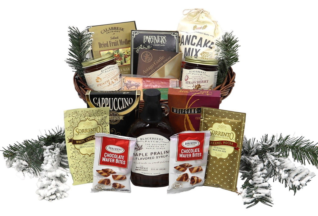 Country Christmas Breakfast Basket