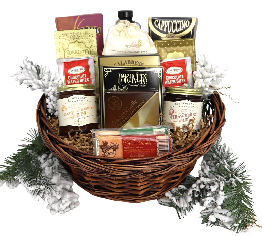 Country Christmas Breakfast Basket