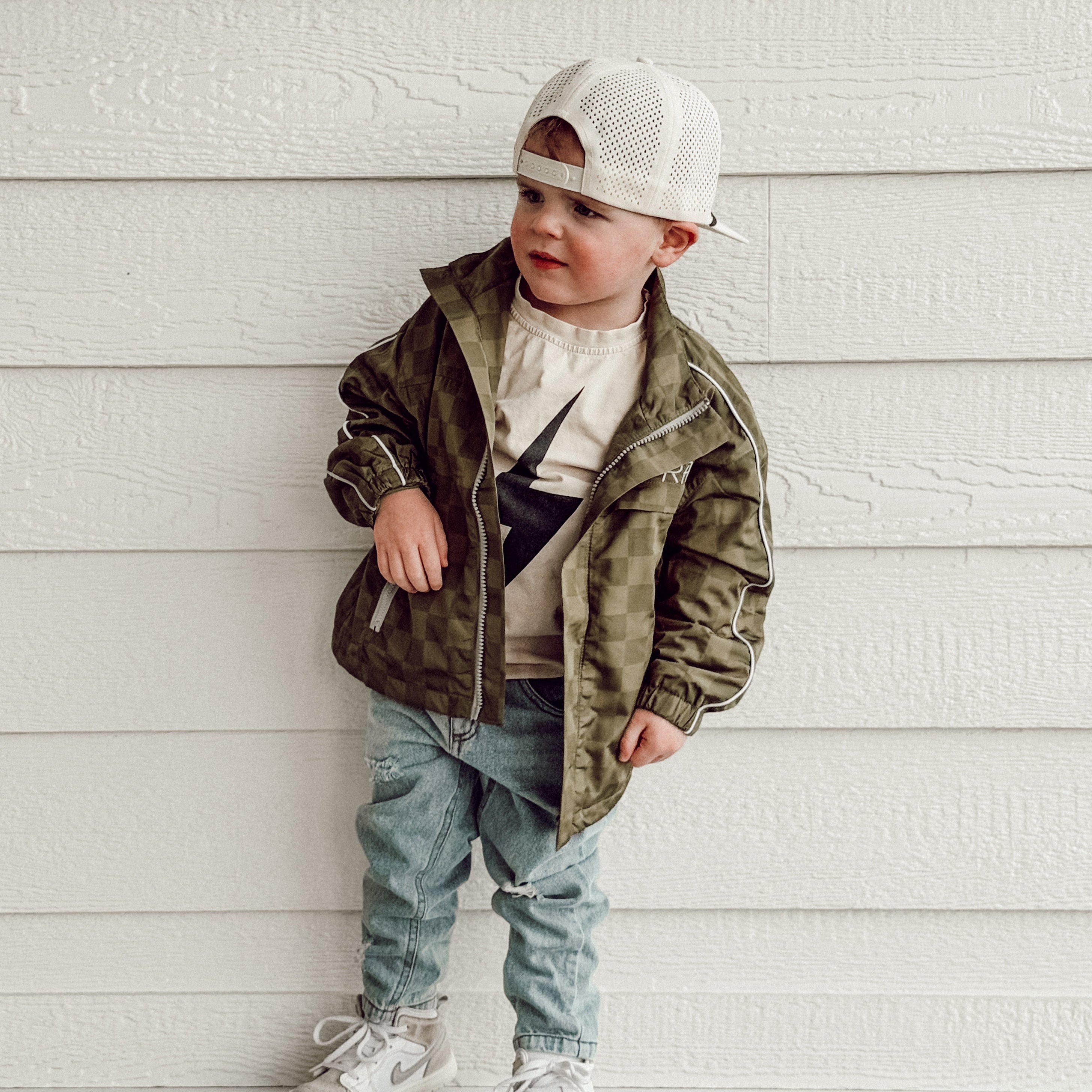 THE STORM RIDER WATERPROOF JACKET - ARMY GREEN