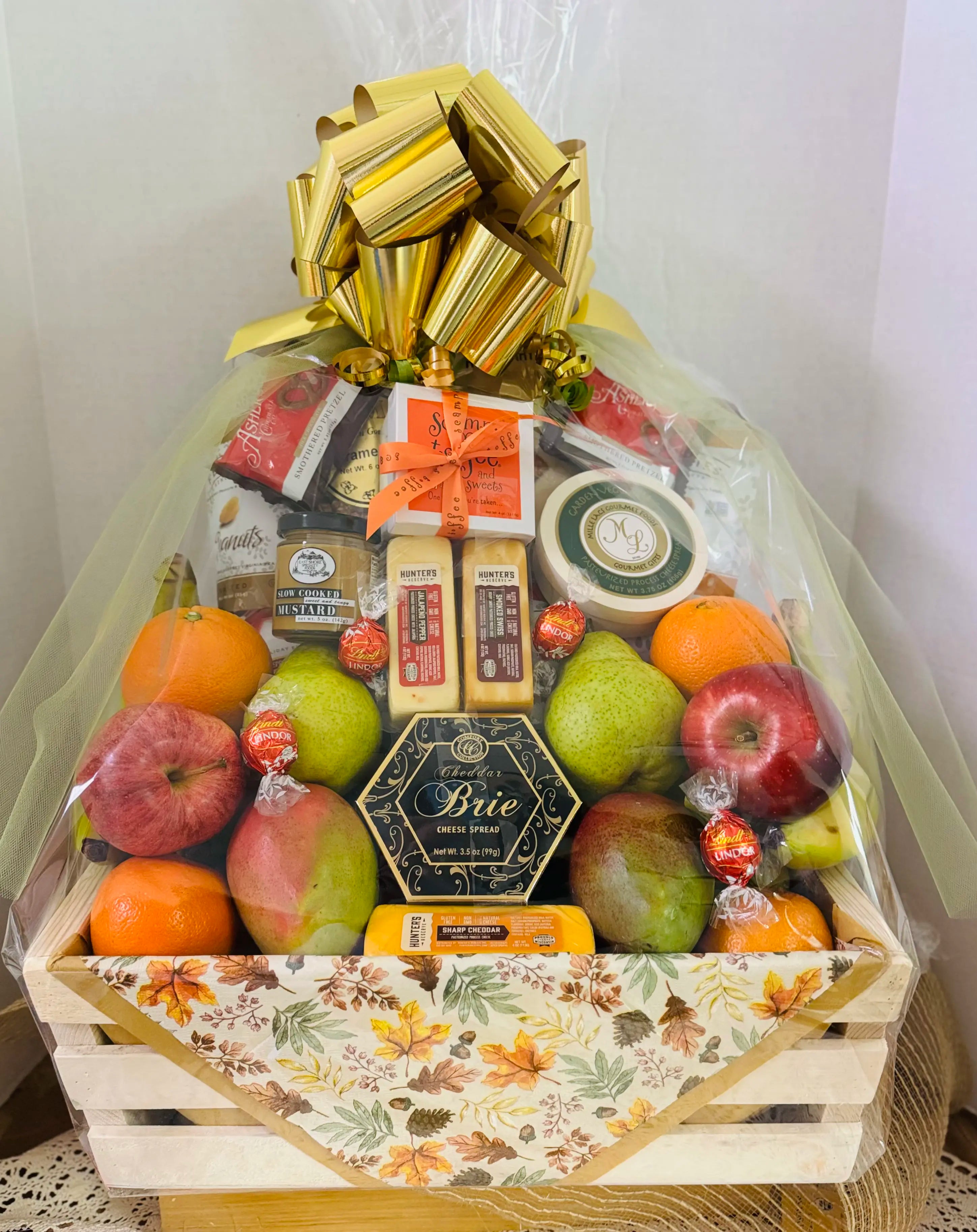 Premium Fruit & Cheese Gift Basket - Extra Large