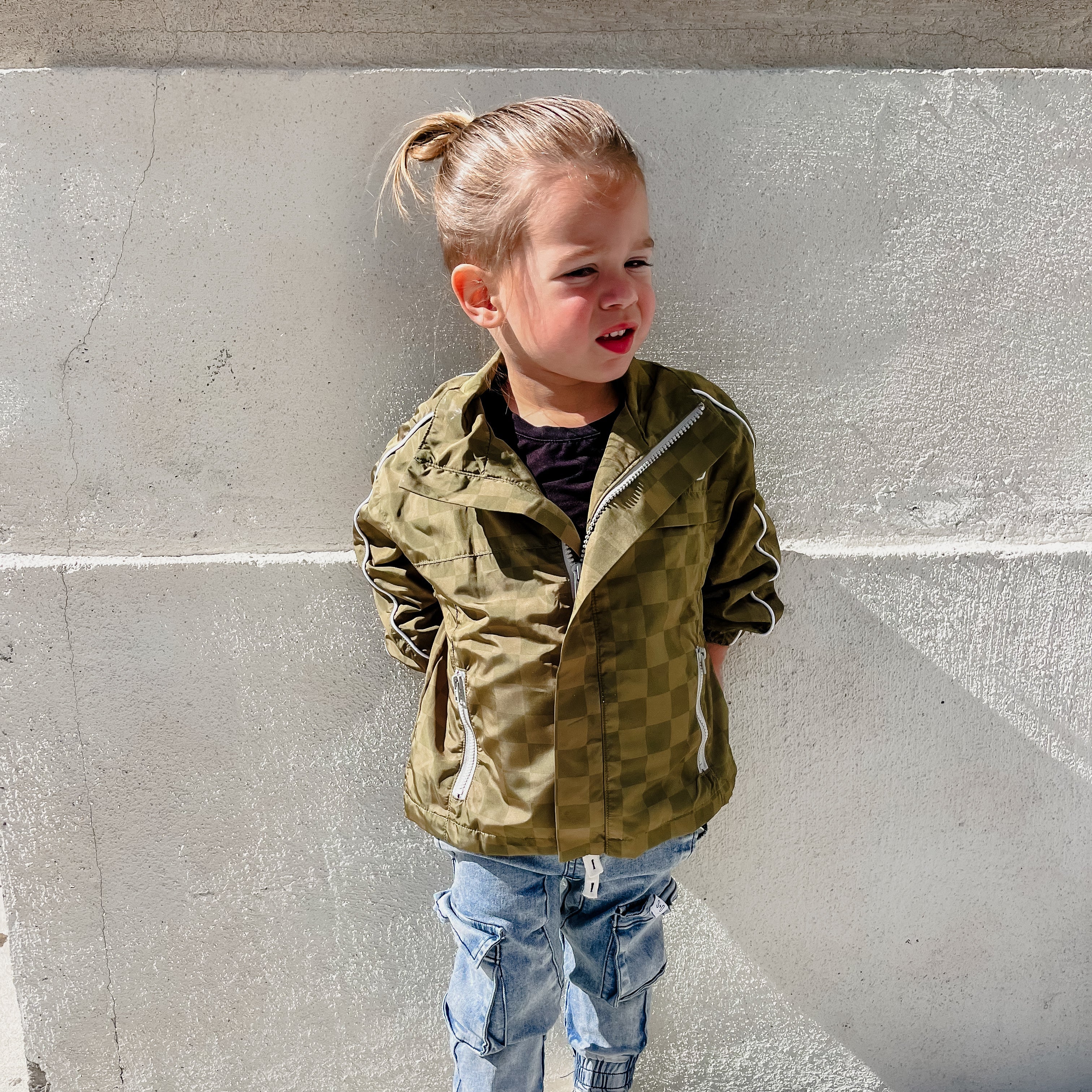 THE STORM RIDER WATERPROOF JACKET - ARMY GREEN