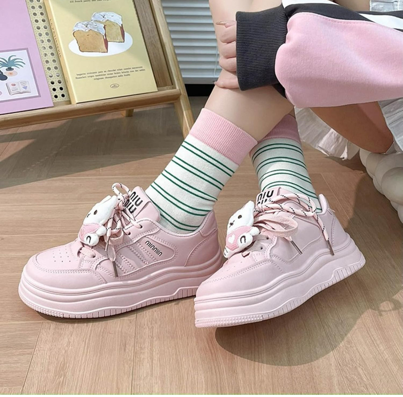 Girls PU Leather Sneakers - Anti-Slip Casual Sport Shoes | AURORE LUXURE