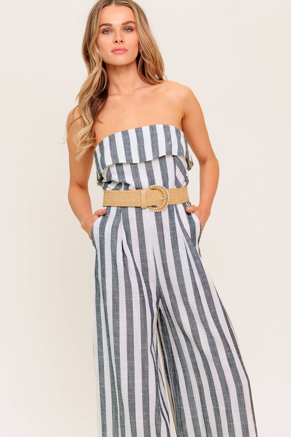 URBAN SOUL WOVEN JUMPSUIT