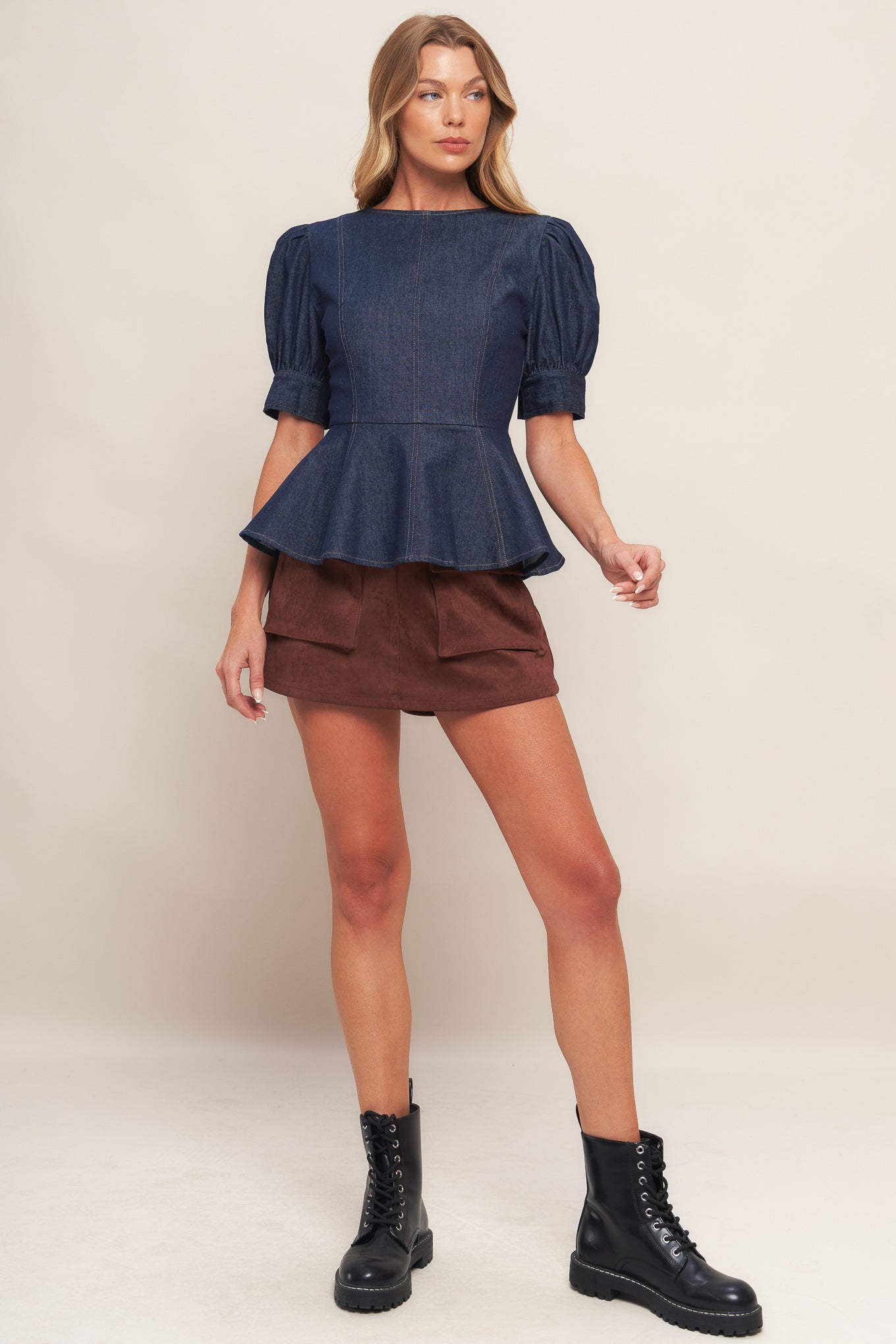 CLASSIC EDGE DARK DENIM TOP