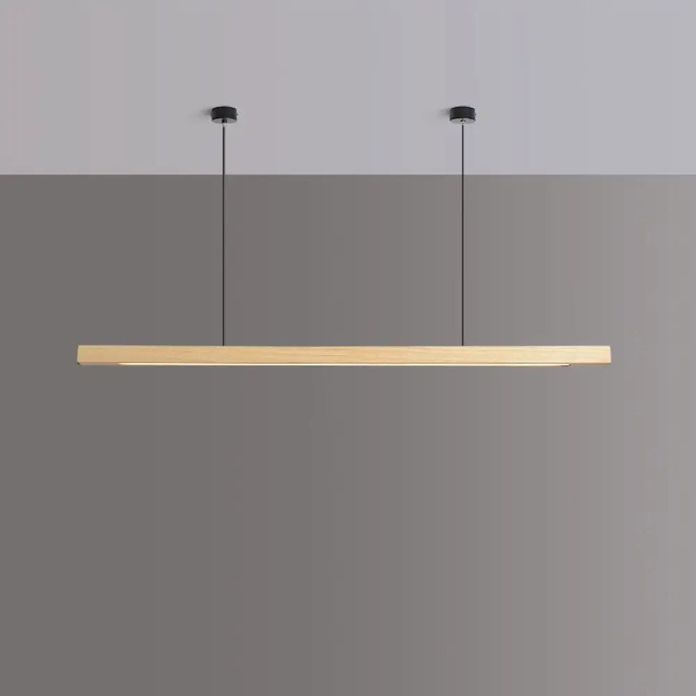 LINDÖ Wood Dimmable Linear Pendant Light | 3CARATS