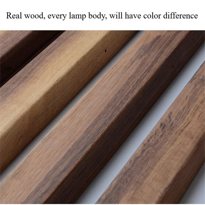 LINDÖ Wood Dimmable Linear Pendant Light | 3CARATS