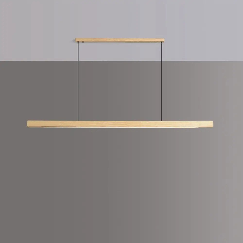LINDÖ Wood Dimmable Linear Pendant Light | 3CARATS