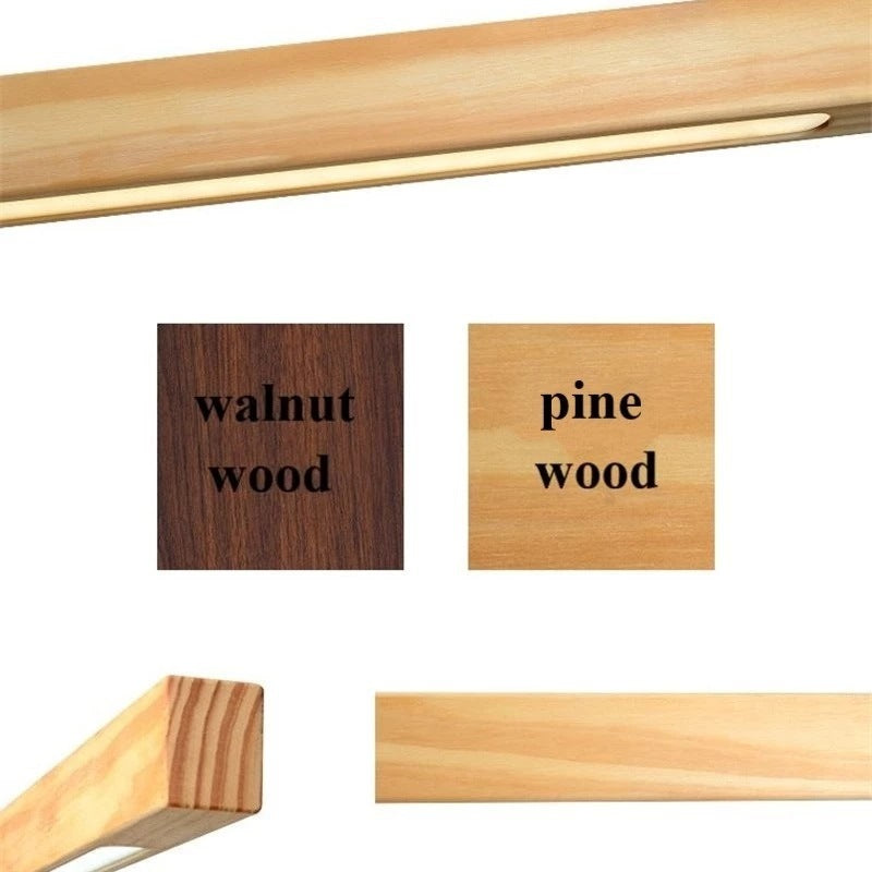 LINDÖ Wood Dimmable Linear Pendant Light | 3CARATS