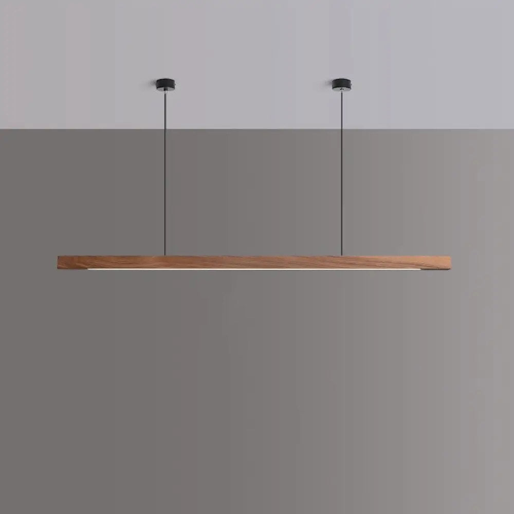 LINDÖ Wood Dimmable Linear Pendant Light | 3CARATS