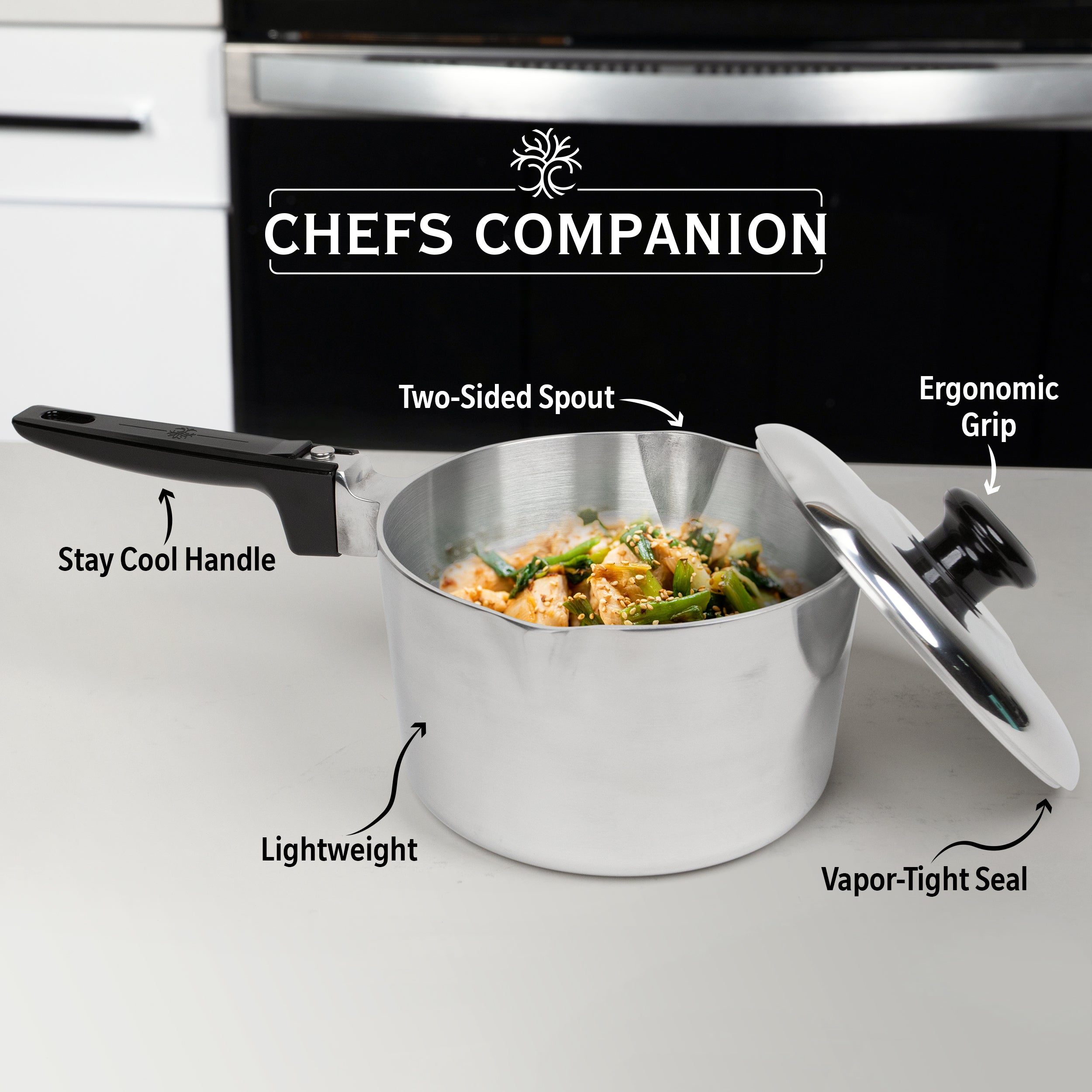 3 Quart Sauce Pan with Lid