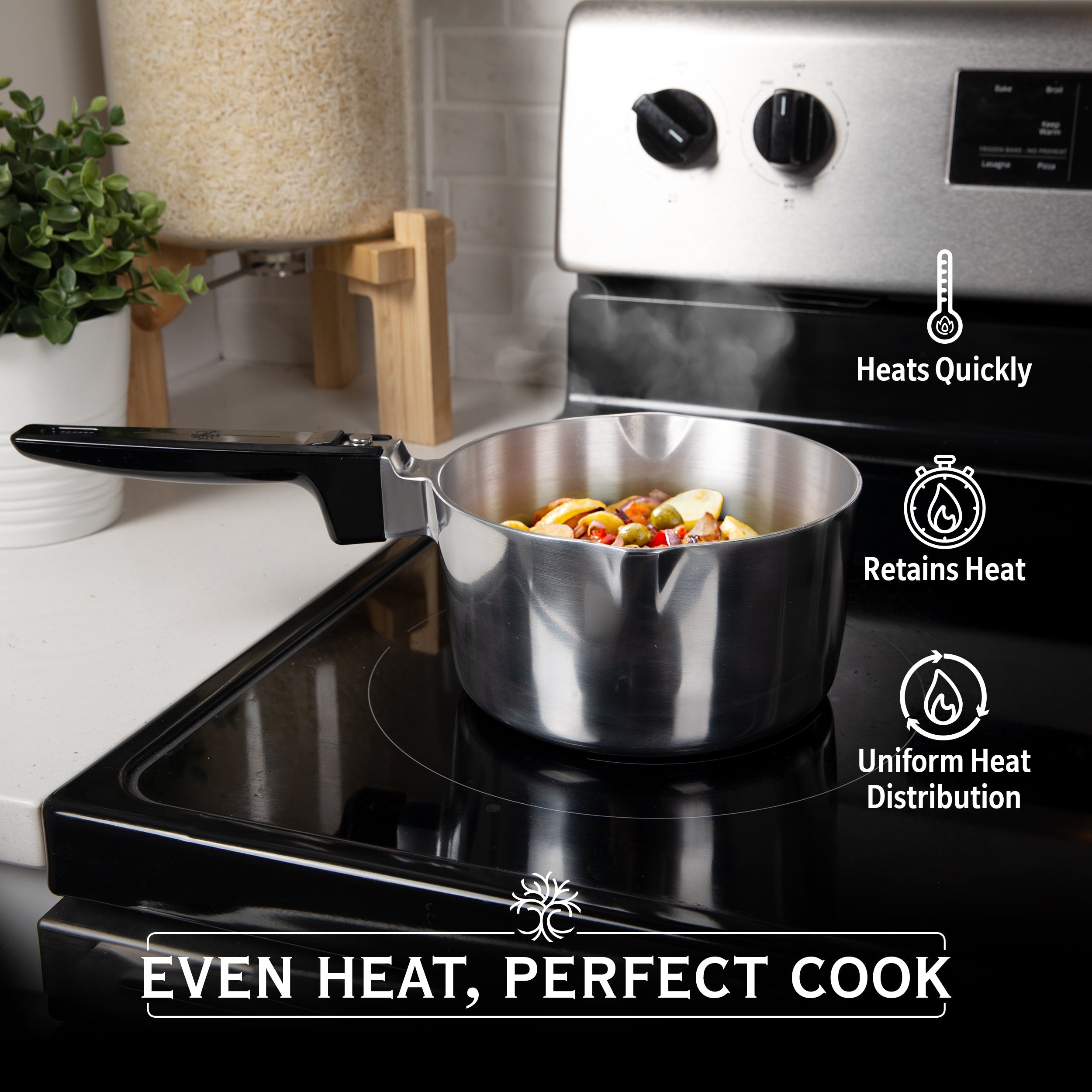 2 Quart Sauce Pan with Lid