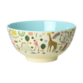 Medium Melamine Bowl - Fun Fair Mint Print - 23.7oz -