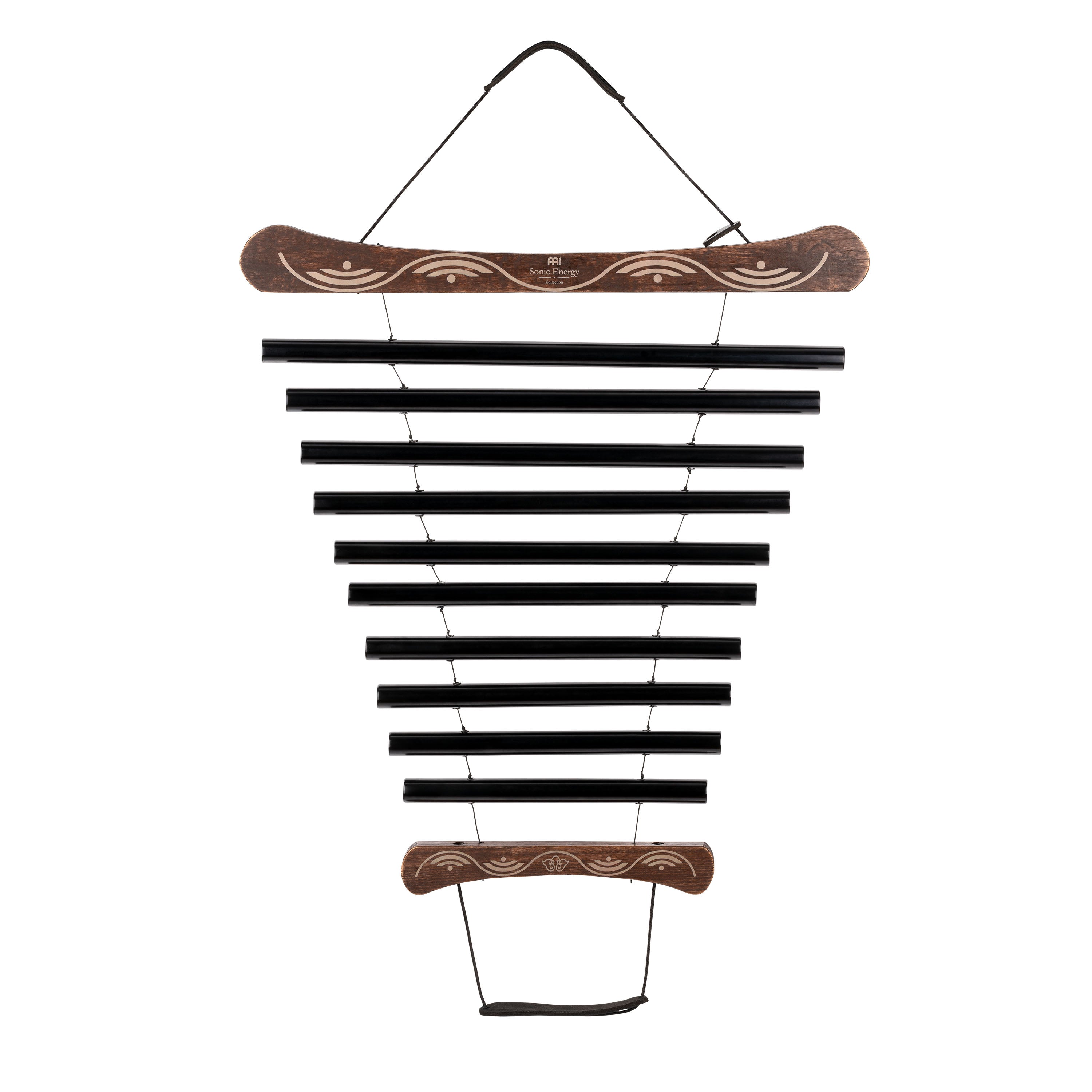 38" Meditation Flow Chime, 432 Hz, 10 Notes, C Minor, Black