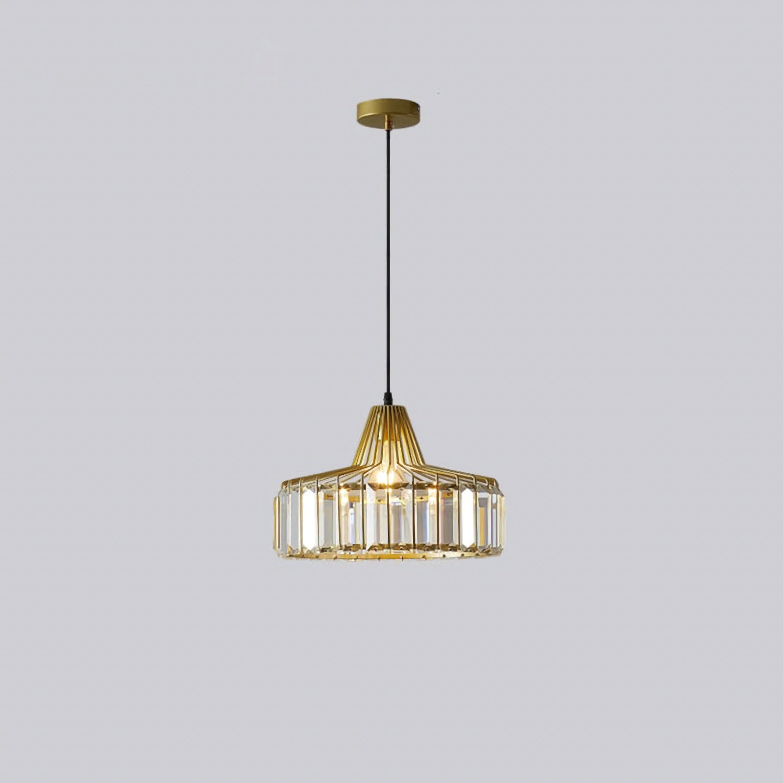 Modern Iron Art Glass Pendant Lamp