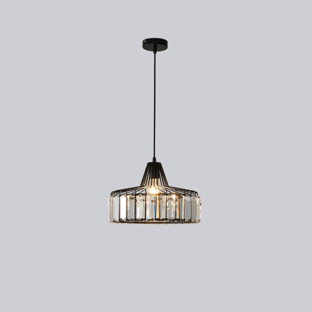 Modern Iron Art Glass Pendant Lamp