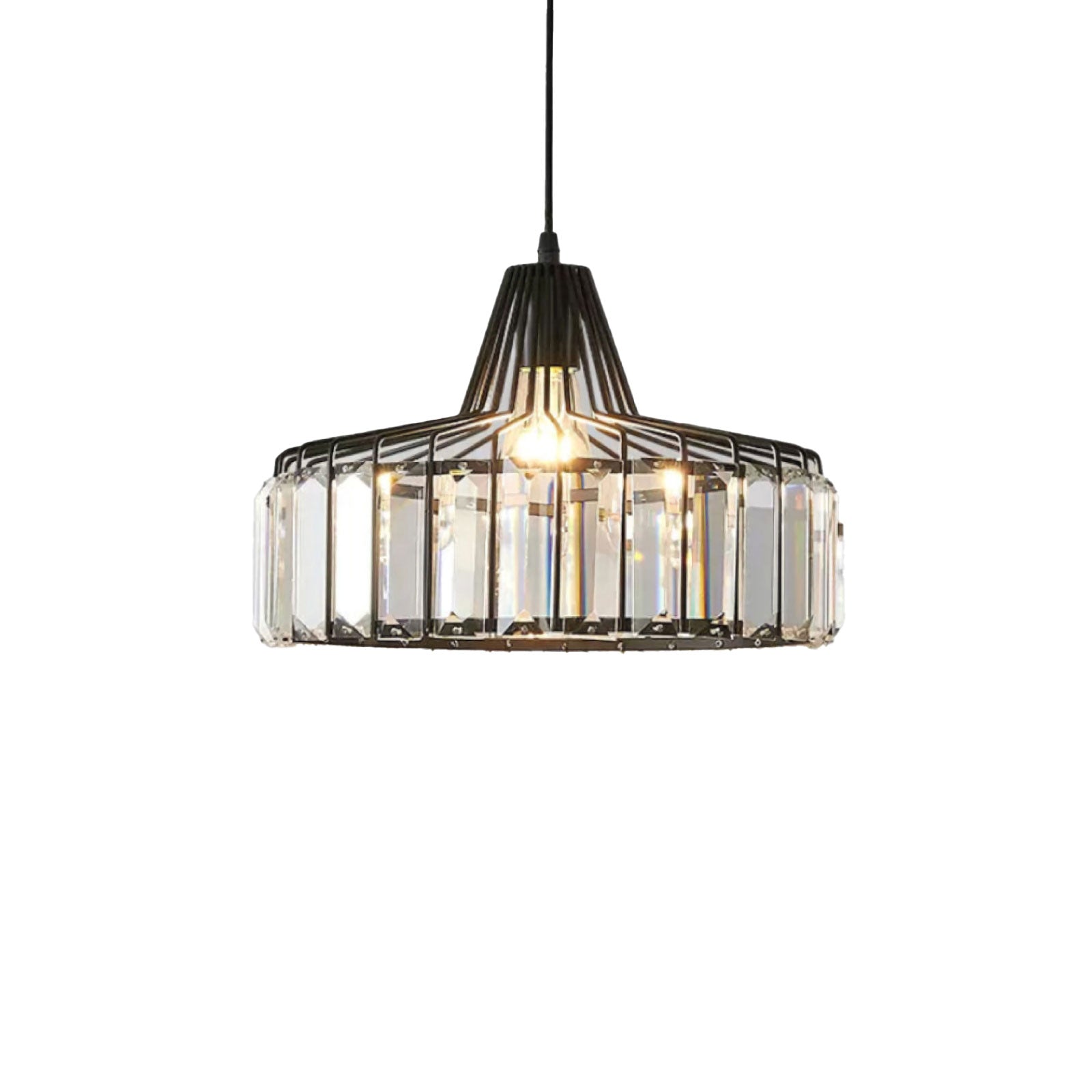 Modern Iron Art Glass Pendant Lamp