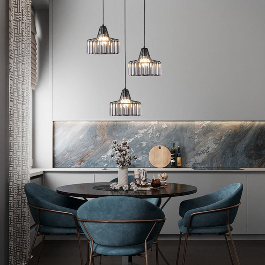 Modern Iron Art Glass Pendant Lamp