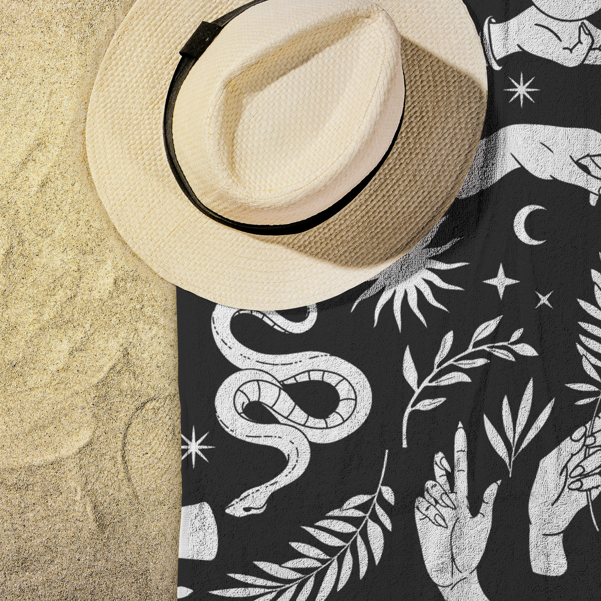 Mystic Mirage Bath and Beach Towel