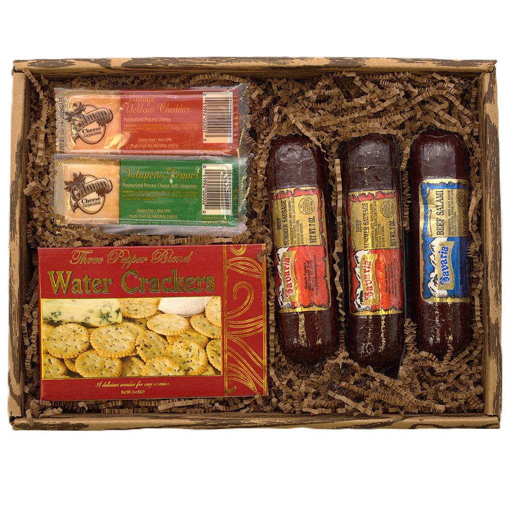 Deluxe Sausage and Cheese Gift Basket