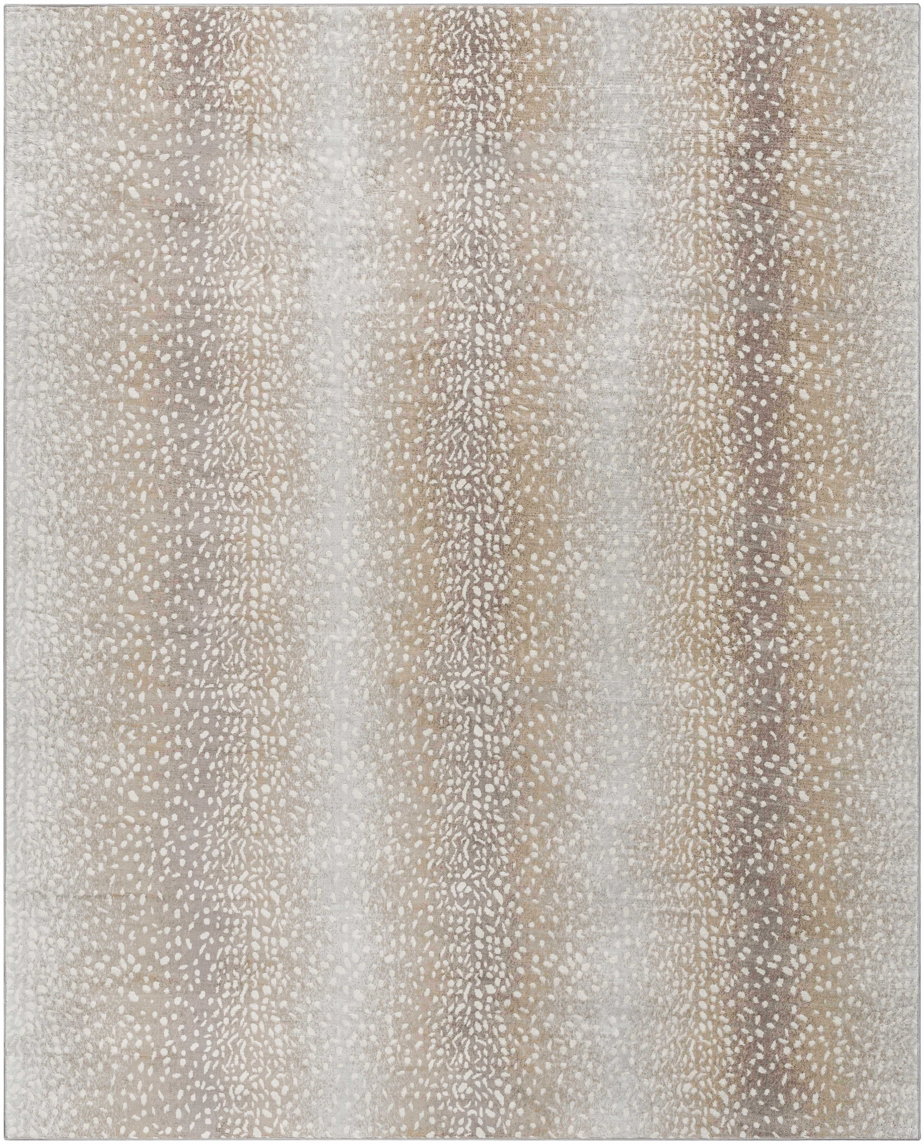 Pointblank Tan Leopard Print Rug