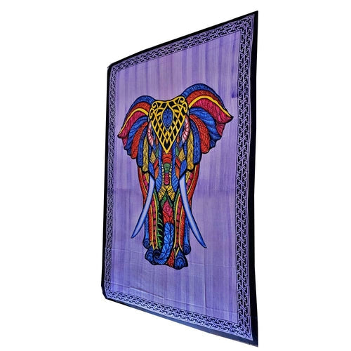 Indian Bohemian Elephant Tapestry Wall Hanging Decor