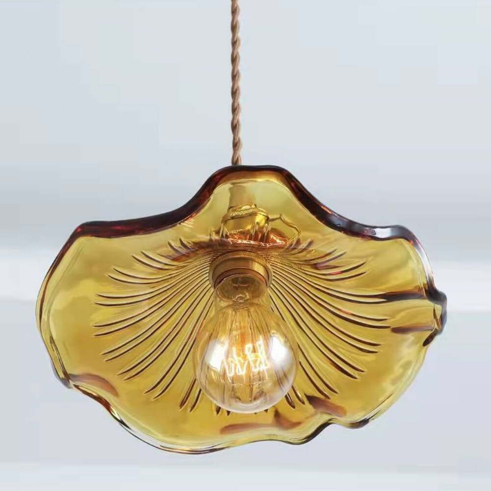 Retro Flower Glass Pendant Light | 3CARATS
