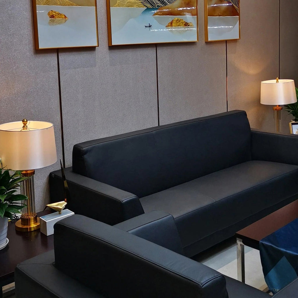 Round Metal Glass Table Lamp