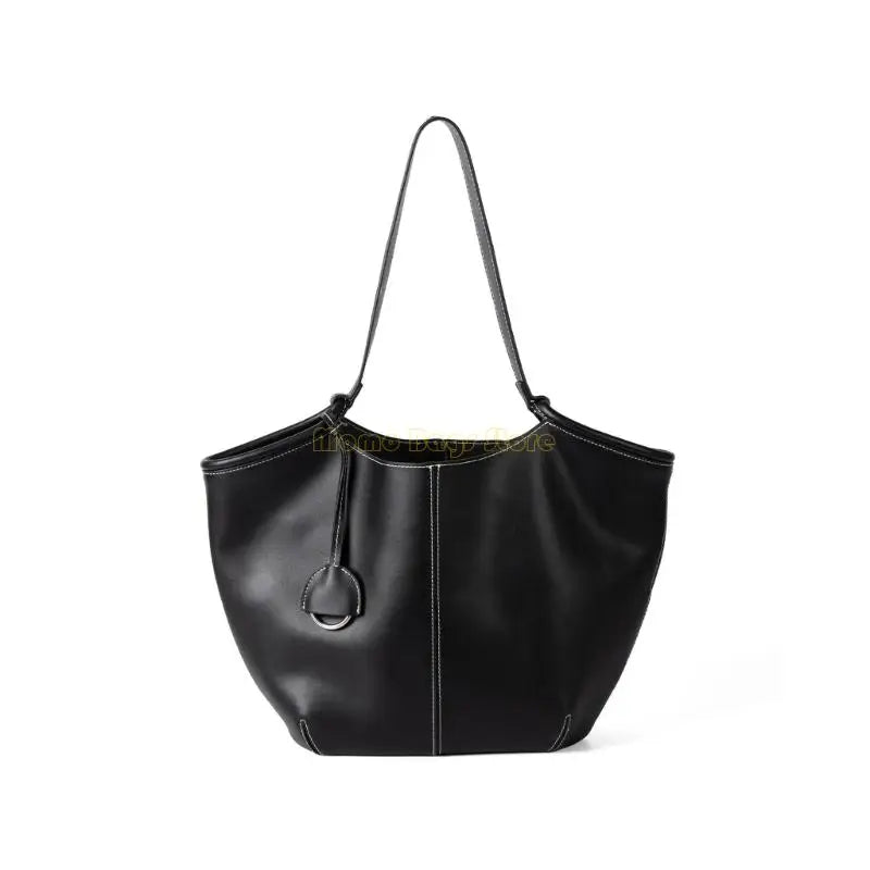 X90D Elegant PU Leather Underarm Bag Casual Handbag Professional Shoulder Purse