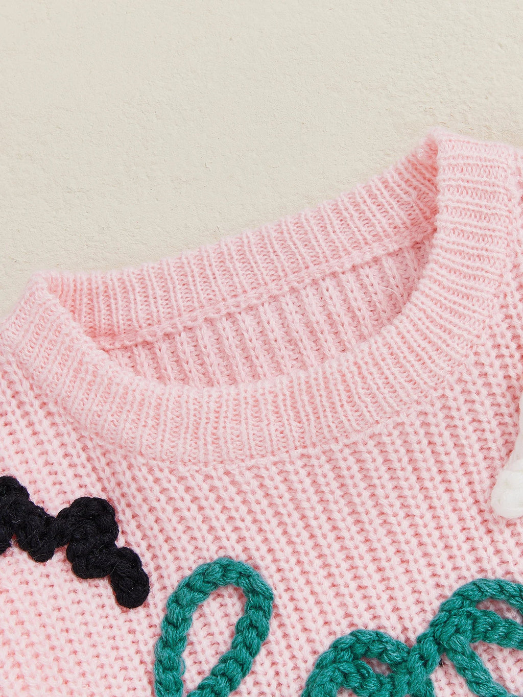 Baby Toddler Girls Halloween Sweater Long Sleeve Round Neck Letter Boo Ghost Embroidery Knit Pullover Top