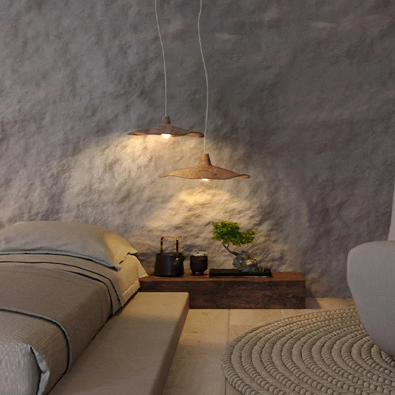 Vintage Wabi-Sabi Wind E27 LED Pendant Lights - Illuminate Your Restaurant, Cafe, and Home with Timeless Charm