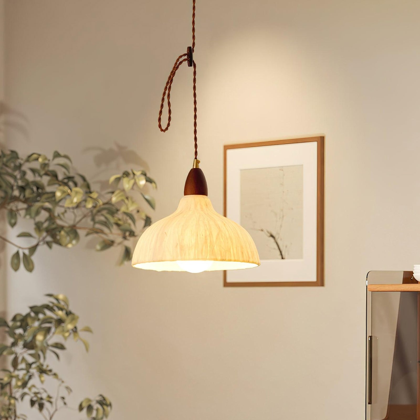 Soren Rice Paper Pendant Light