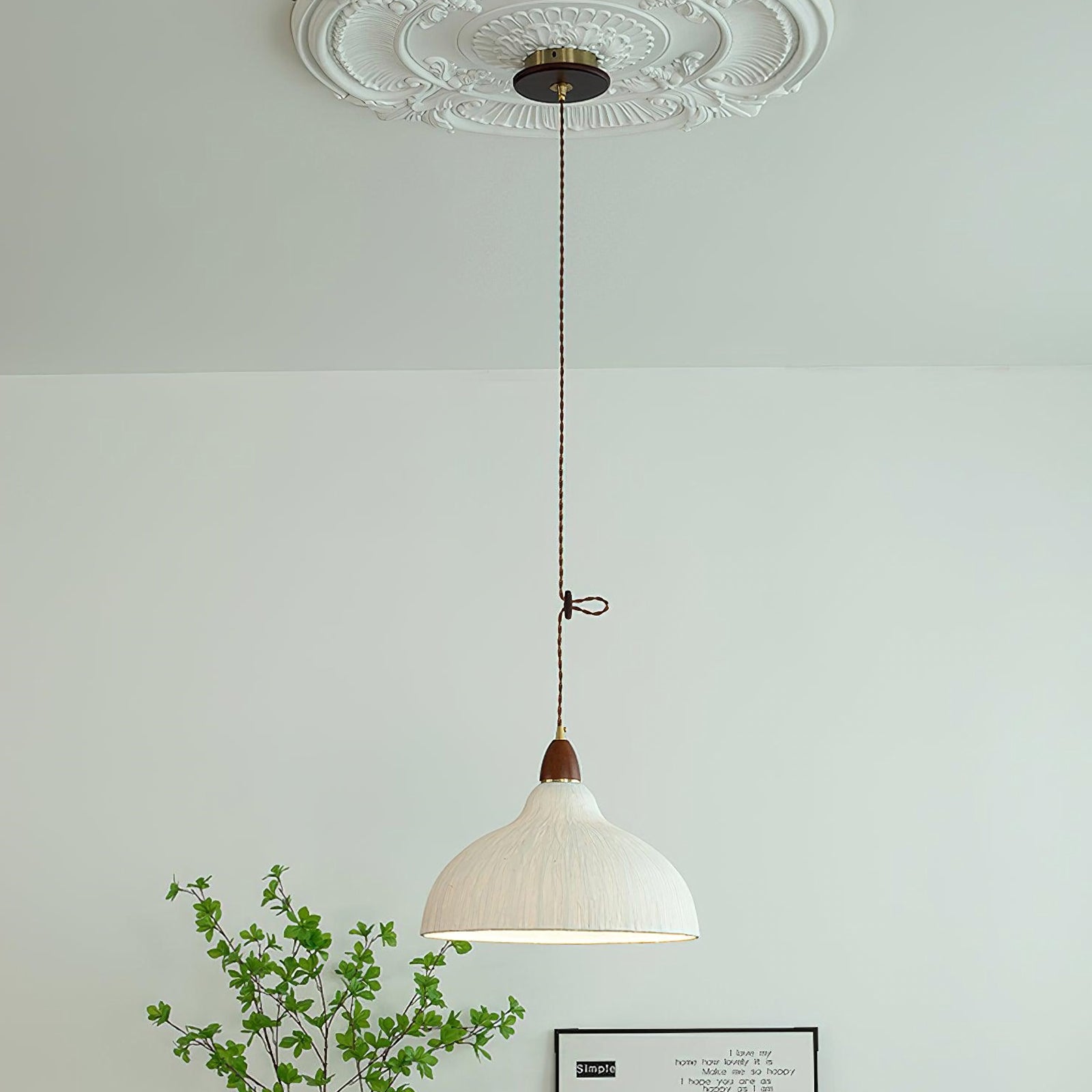 Soren Rice Paper Pendant Light