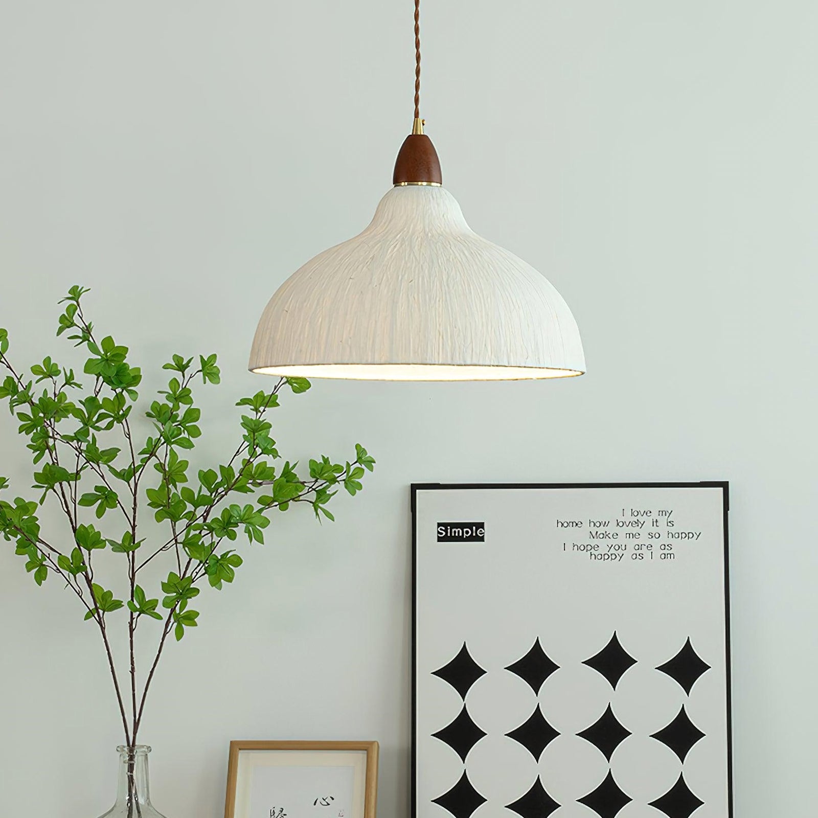 Soren Rice Paper Pendant Light