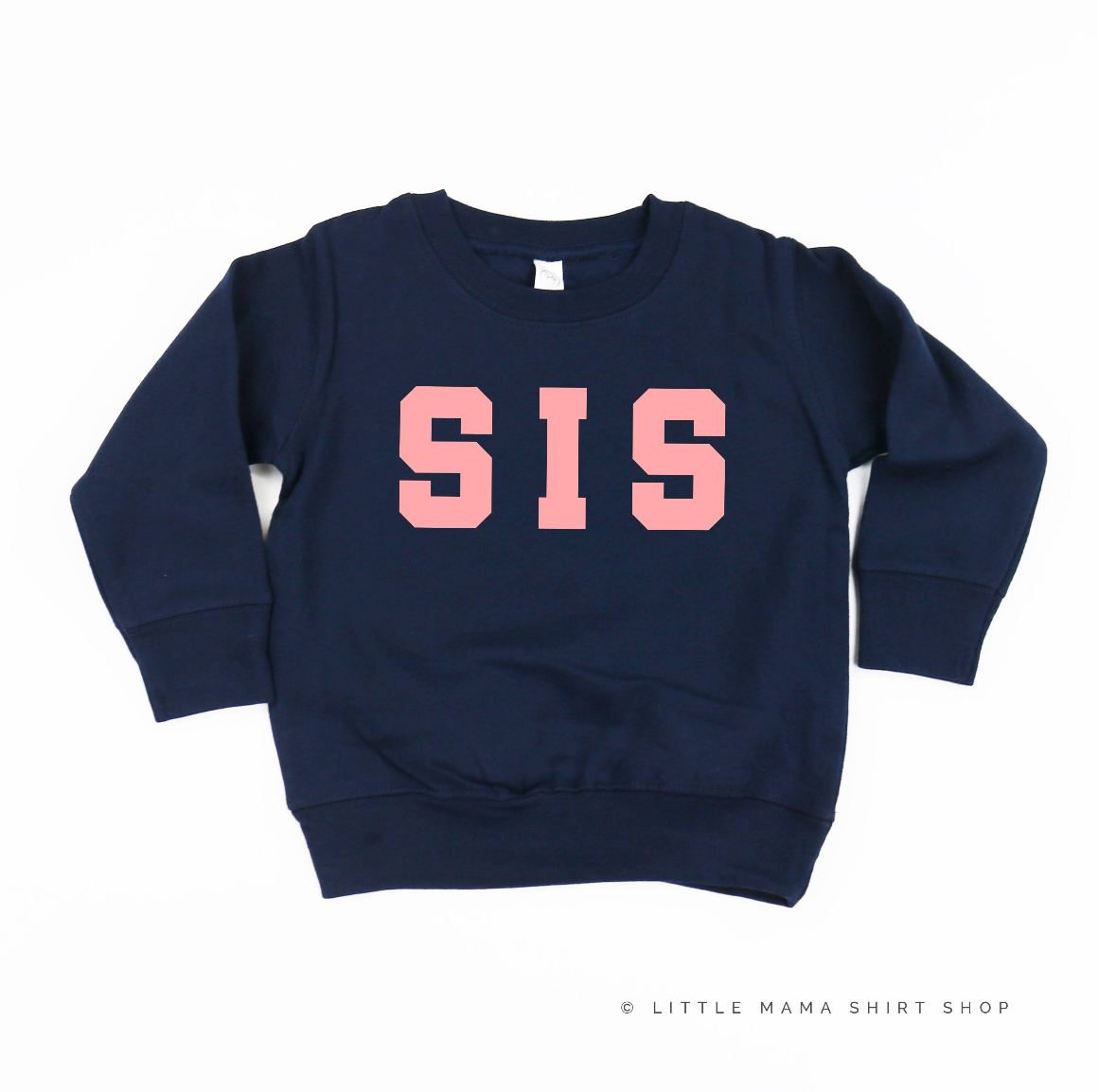 Varsity 'Sis' Sibling Tees - (Choose Your Role) - Child Sweater