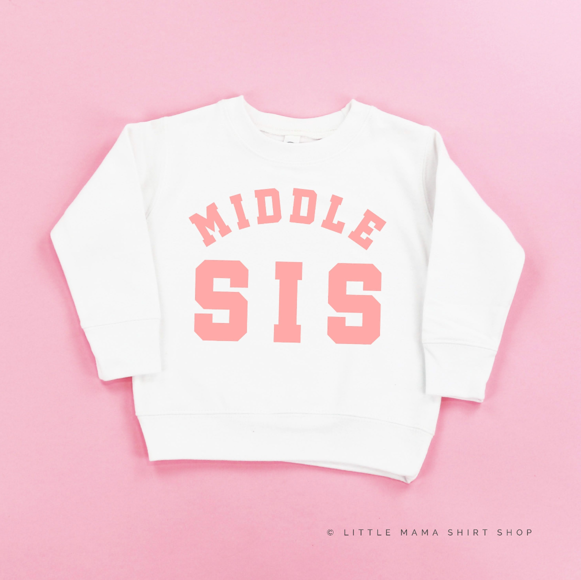 Varsity 'Sis' Sibling Tees - (Choose Your Role) - Child Sweater