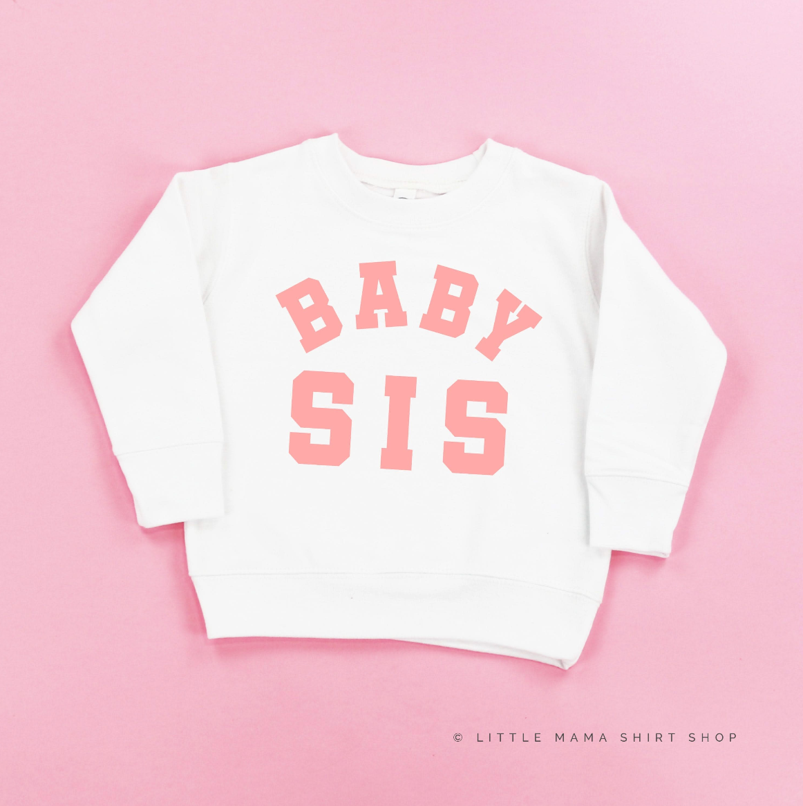 Varsity 'Sis' Sibling Tees - (Choose Your Role) - Child Sweater