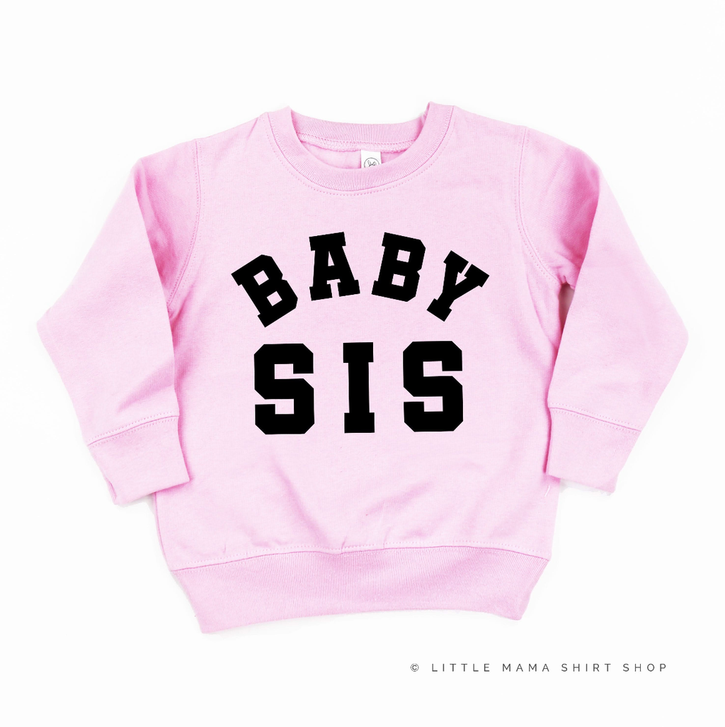 Varsity 'Sis' Sibling Tees - (Choose Your Role) - Child Sweater