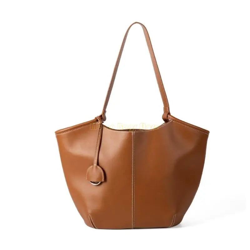 X90D Elegant PU Leather Underarm Bag Casual Handbag Professional Shoulder Purse