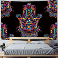 DecorBites™ Lucky Hand Mandala Tapestry Wall Hanging Boho Decor