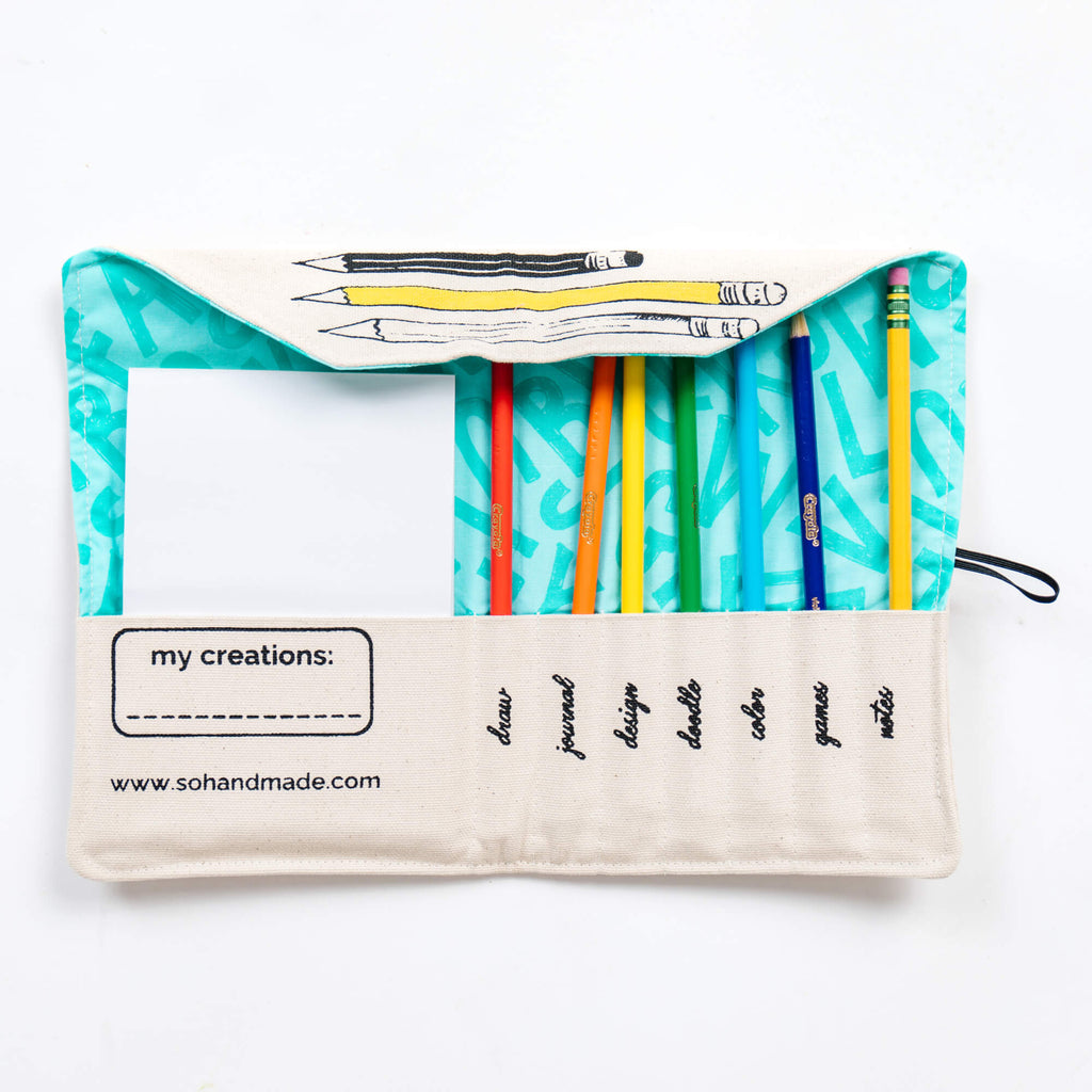 Travel Pencil Case: "My daughter loved it, beautiful design"
