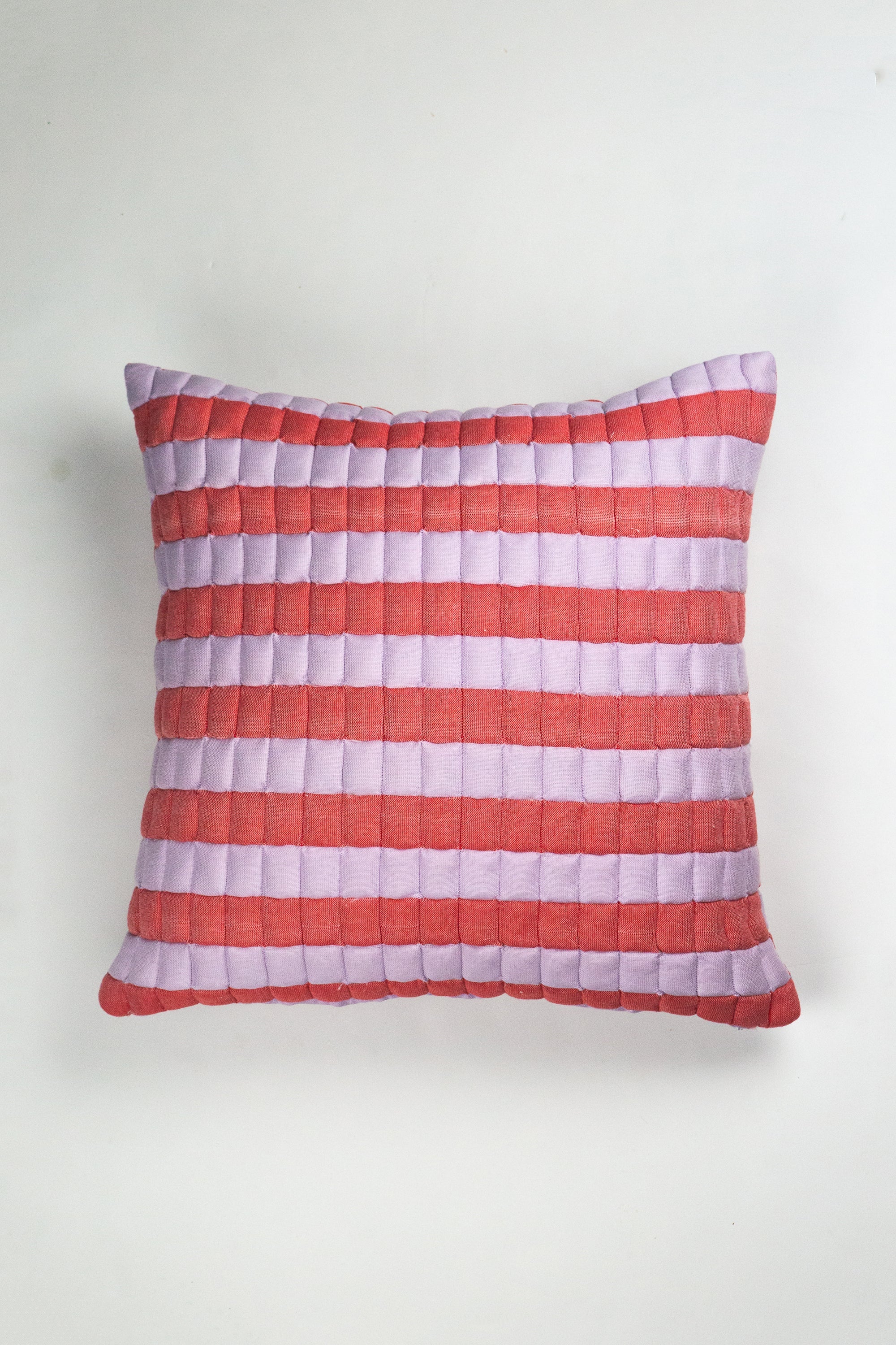Sujani Striped Quilted Pillow