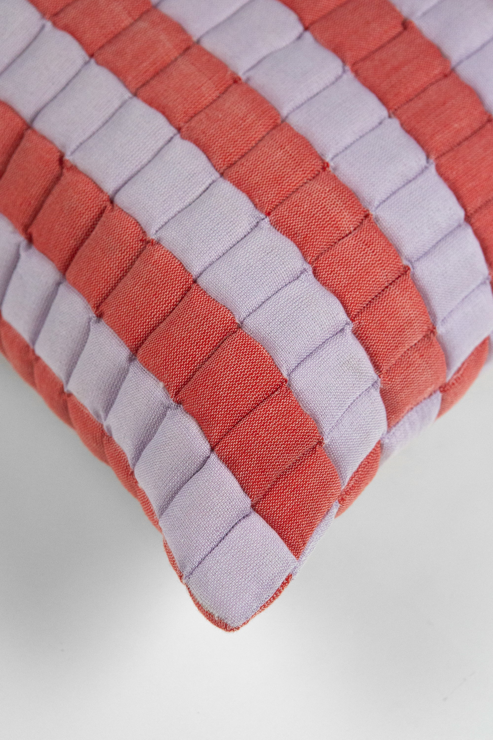 Sujani Striped Quilted Pillow