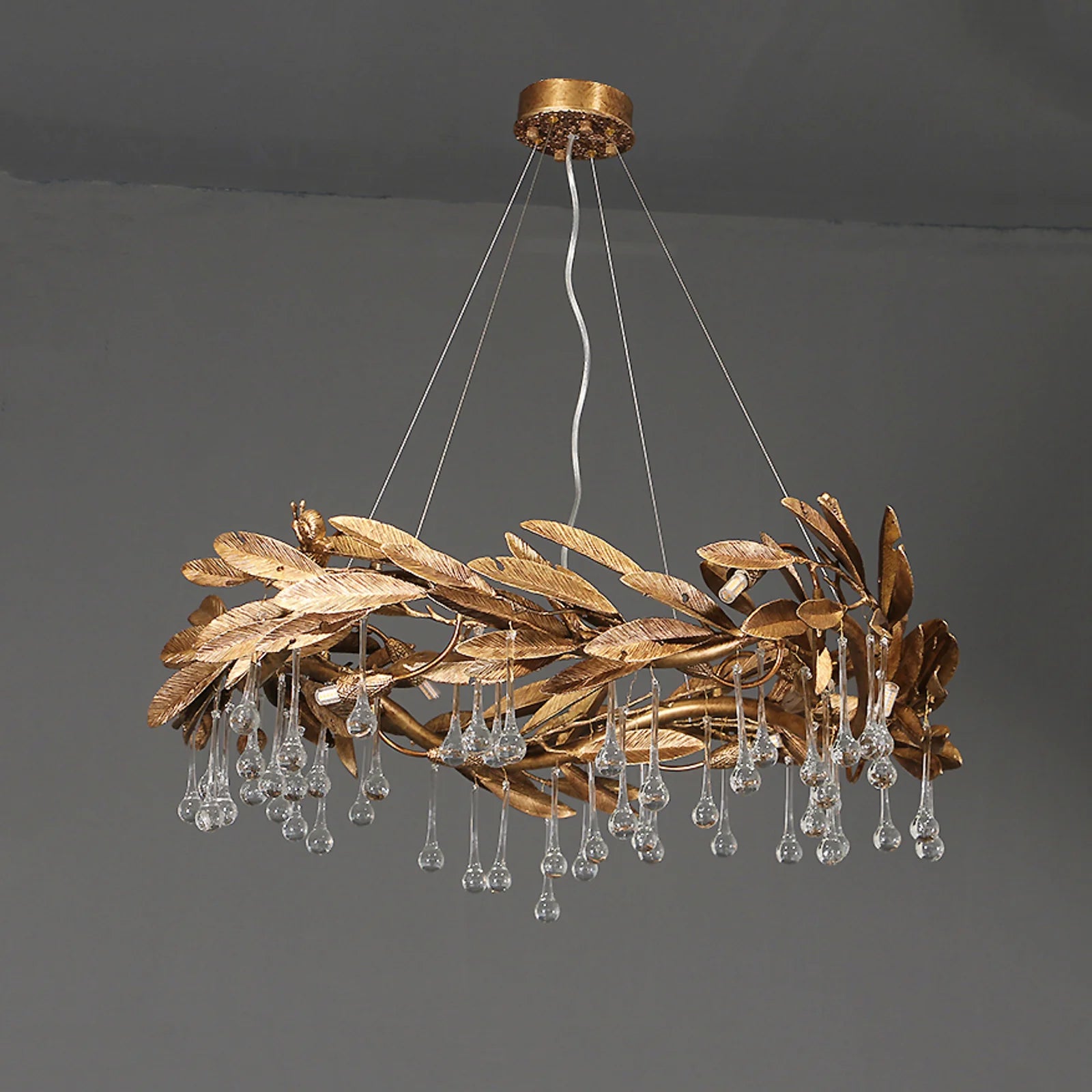 Teardrop Crystal Blade Chandelier