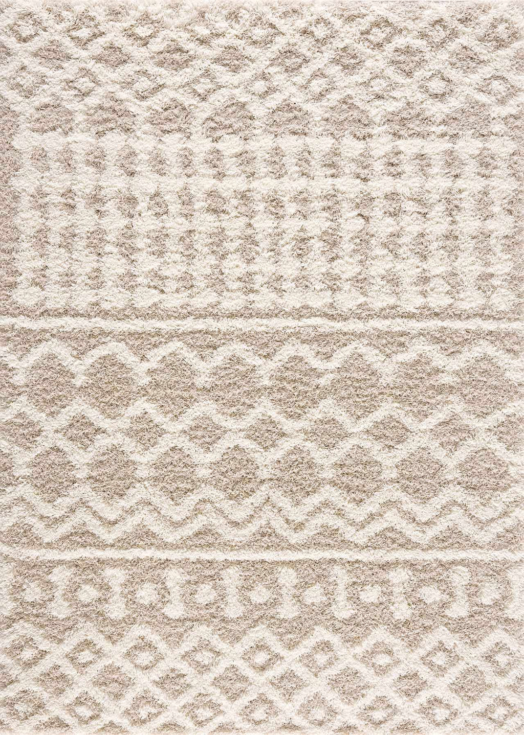 Prompton Cream Plush Area Rug