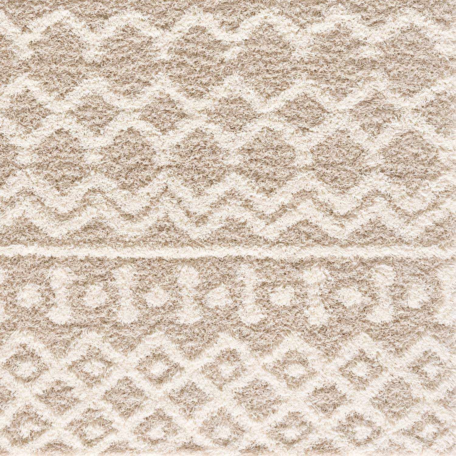 Prompton Cream Plush Area Rug